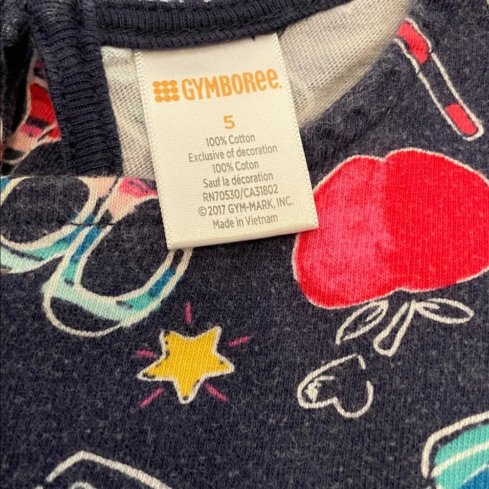 2017 Gymboree Outlet School Supplies Dress, Size 5
